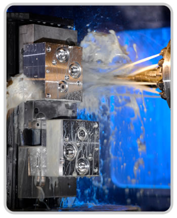 Machine part being milled